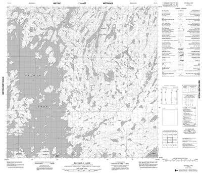 075A01 - BOUSKILL LAKE - Topographic Map