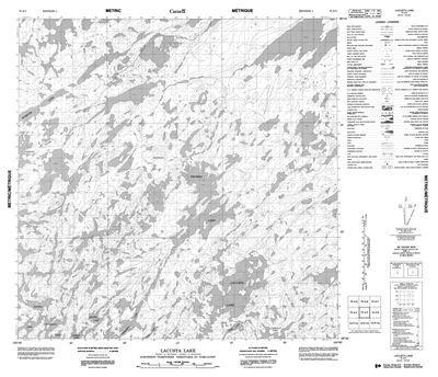 075A03 - LACUSTA LAKE - Topographic Map