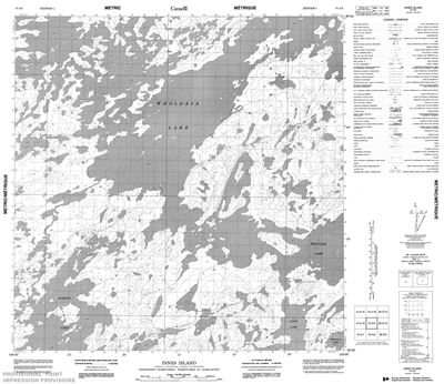 075A09 - INNES ISLAND - Topographic Map