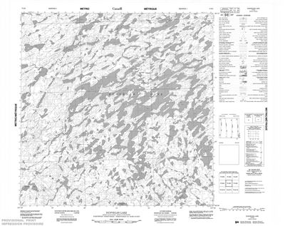 075B03 - DUNVEGAN LAKE - Topographic Map