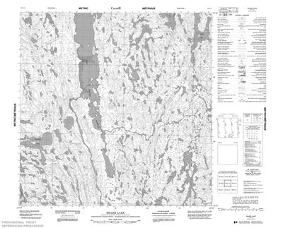 075C05 - SHARK LAKE - Topographic Map