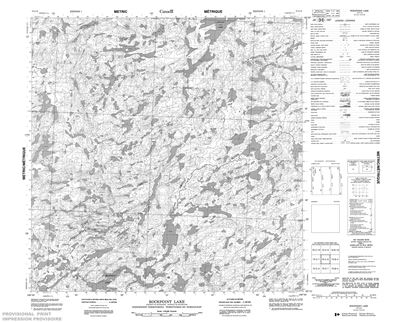 075C08 - ROCKPOINT LAKE - Topographic Map