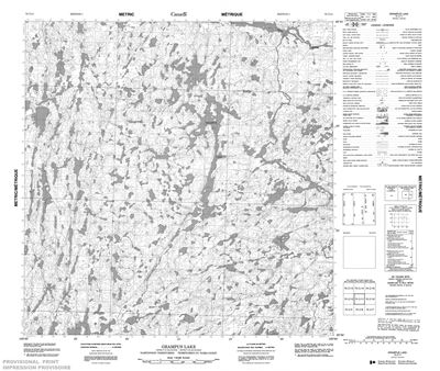 075C11 - GRAMPUS LAKE - Topographic Map