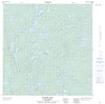 075C14 - KIDDER LAKE - Topographic Map