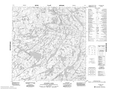 075D03 - SCHAEFER LAKES - Topographic Map