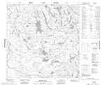 075D05 - MISTIGI LAKE - Topographic Map