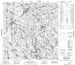 075D13 - TORTUOUS LAKE - Topographic Map