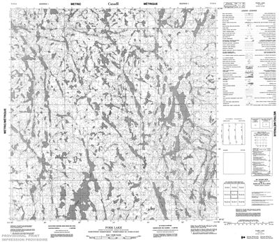 075D14 - FORK LAKE - Topographic Map
