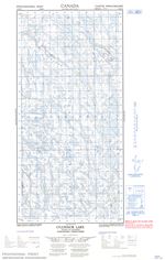 075E05E - O'CONNOR LAKE - Topographic Map