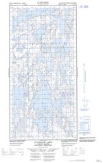 075E05W - O'CONNOR LAKE - Topographic Map