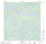 075E16 - GAGNON LAKE - Topographic Map