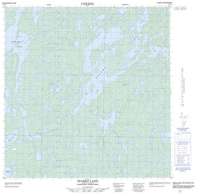 075F04 - SPARKS LAKE - Topographic Map