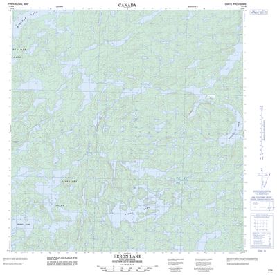 075F06 - HERON LAKE - Topographic Map