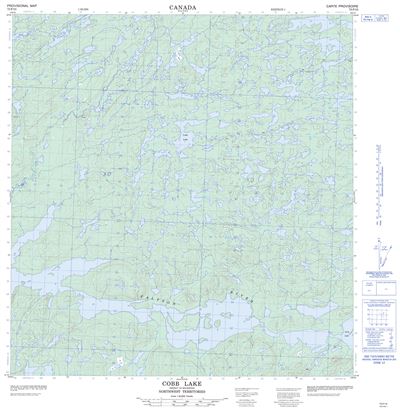 075F15 - COBB LAKE - Topographic Map