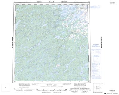 075G - MCCANN LAKE - Topographic Map