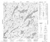 075G05 - GARCEAU LAKE - Topographic Map