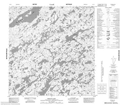 075G06 - CRONYN LAKE - Topographic Map