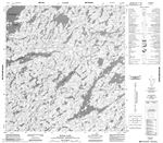 075G12 - MCRAE LAKE - Topographic Map