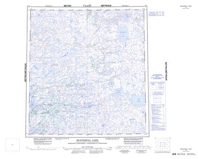 075I - BEAVERHILL LAKE - Topographic Map