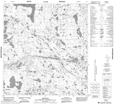 075I09 - MOSSIP BAY - Topographic Map