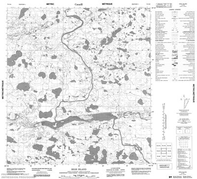 075I10 - HIGH ISLAND - Topographic Map