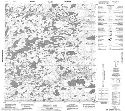 075I11 - BREITHAUPT LAKE - Topographic Map