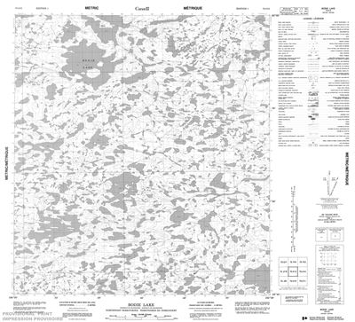 075I13 - BODIE LAKE - Topographic Map