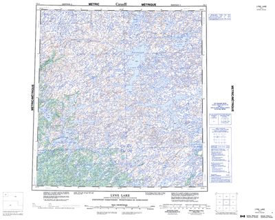 075J - LYNX LAKE - Topographic Map