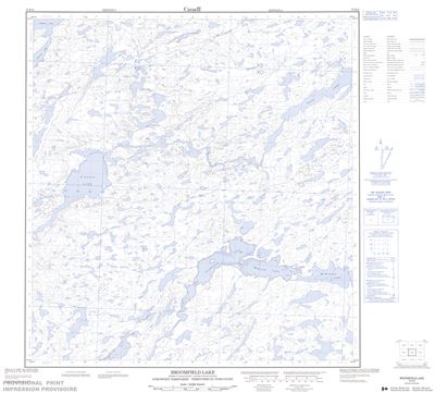 075K02 - BROOMFIELD LAKE - Topographic Map