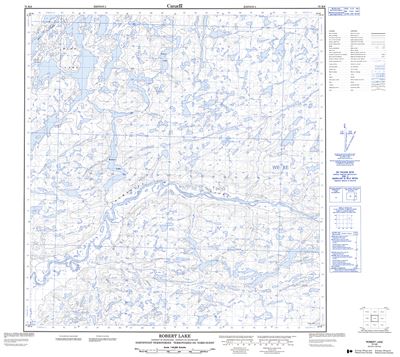 075K06 - ROBERT LAKE - Topographic Map