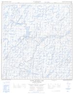 075K09 - WHITE QUARTZ LAKE - Topographic Map