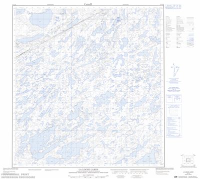 075L02 - LA LOCHE LAKES - Topographic Map