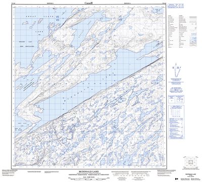 075L03 - MCDONALD LAKE - Topographic Map