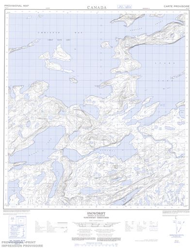 075L07 - SNOWDRIFT - Topographic Map