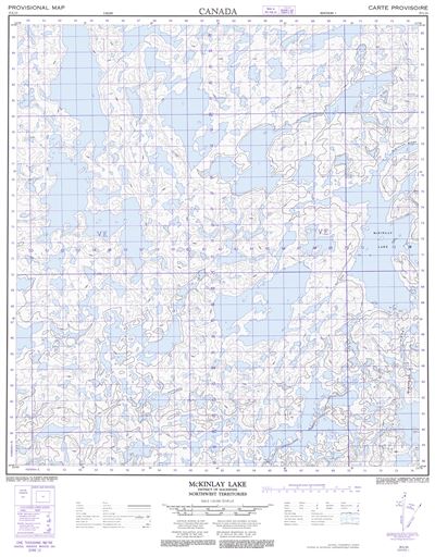 075L13 - MCKINLAY LAKE - Topographic Map
