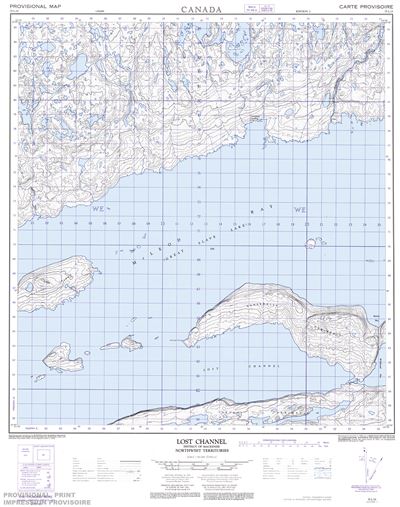 075L15 - LOST CHANNEL - Topographic Map