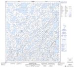 075M01 - BARNSTON LAKE - Topographic Map