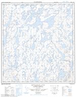 075M02 - BENJAMIN LAKE - Topographic Map