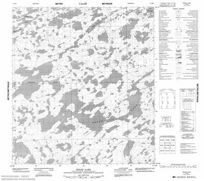 075M04 - ROLFE LAKE - Topographic Map
