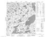 075M07 - LAC TETE D'OURS - Topographic Map