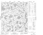 075M08 - BEIRNES LAKE - Topographic Map