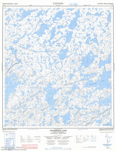 075N04 - GOODSPEED LAKE - Topographic Map