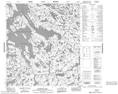 075N08 - MAUFELLY BAY - Topographic Map