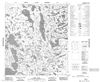 075N13 - ZYENA LAKE - Topographic Map