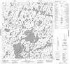 075O06 - HEUSS LAKE - Topographic Map