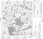 075O06 - HEUSS LAKE - Topographic Map