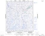075P - HANBURY RIVER - Topographic Map