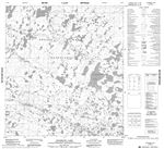 075P08 - COLDBLOW LAKE - Topographic Map