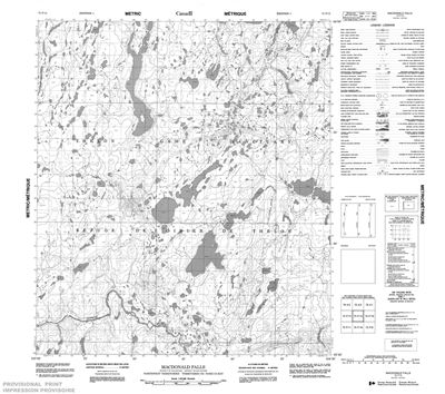 075P15 - MACDONALD FALLS - Topographic Map