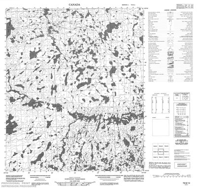 076B14 - NO TITLE - Topographic Map